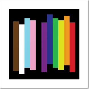 Rainbow stripes Posters and Art